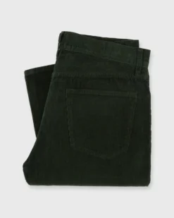 Slim Straight 5-Pocket Pant In Forest Corduroy