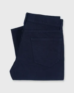 Slim Straight 5-Pocket Pant In Navy Canvas