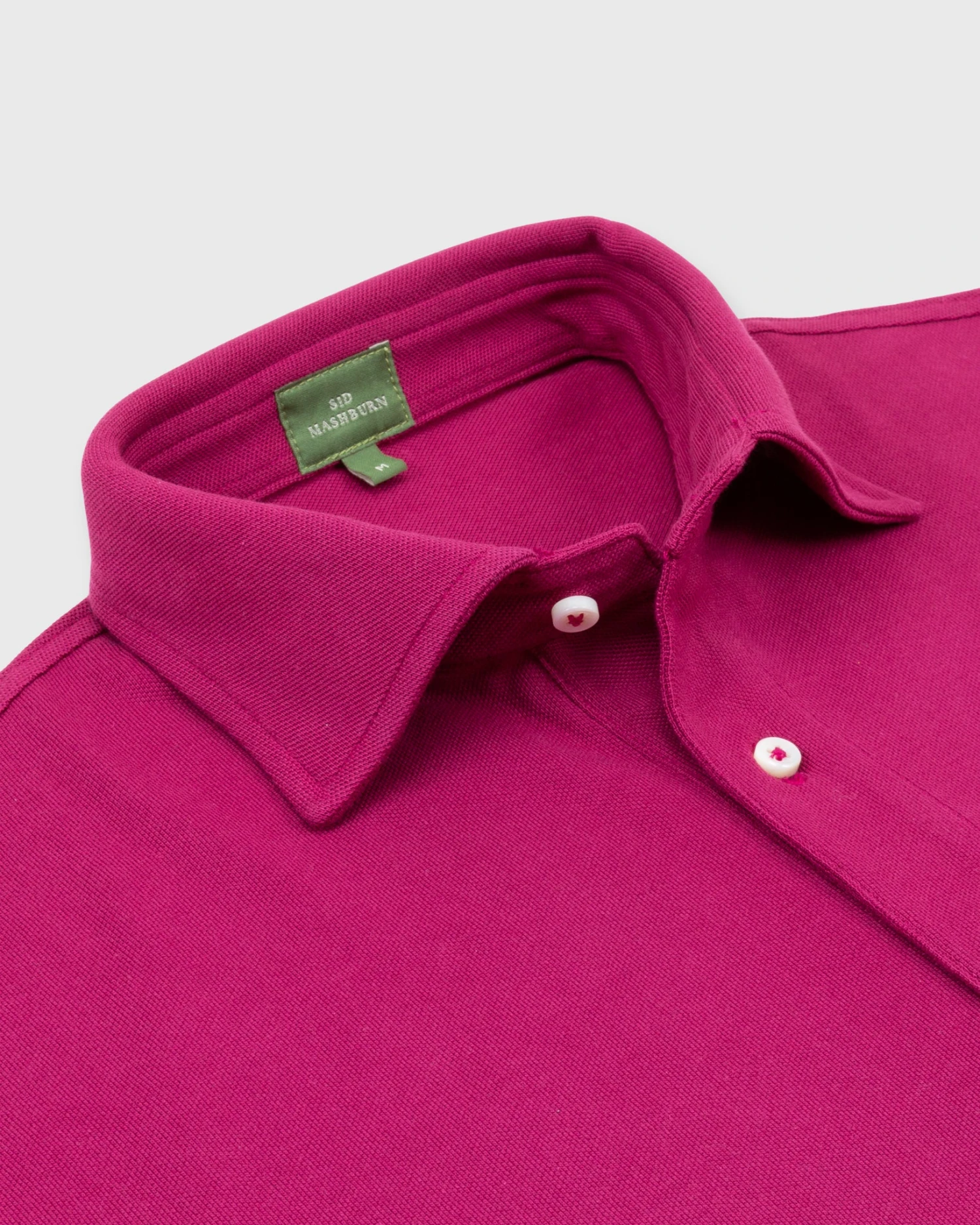 Short-Sleeved Polo In Brambleberry Pima Pique 2 Short-Sleeved Polo In Brambleberry Pima Pique - Image 2