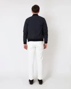 Bomber Jacket In Navy Dry Waxed Cotton 13 Bomber Jacket In Navy Dry Waxed Cotton -fashion S63695 5