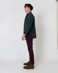 CPO Shirt In Heathered Forest Flannel -fashion S63720 4