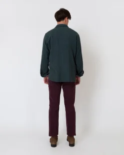 CPO Shirt In Heathered Forest Flannel -fashion S63720 7