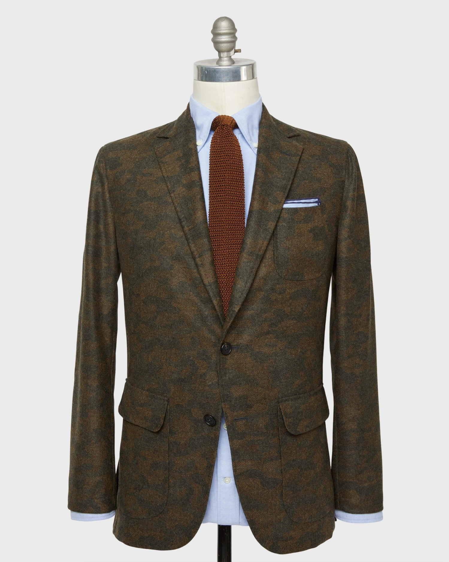 Butcher Jacket In Brown/Olive Camo Flannel 1 Butcher Jacket In Brown/Olive Camo Flannel