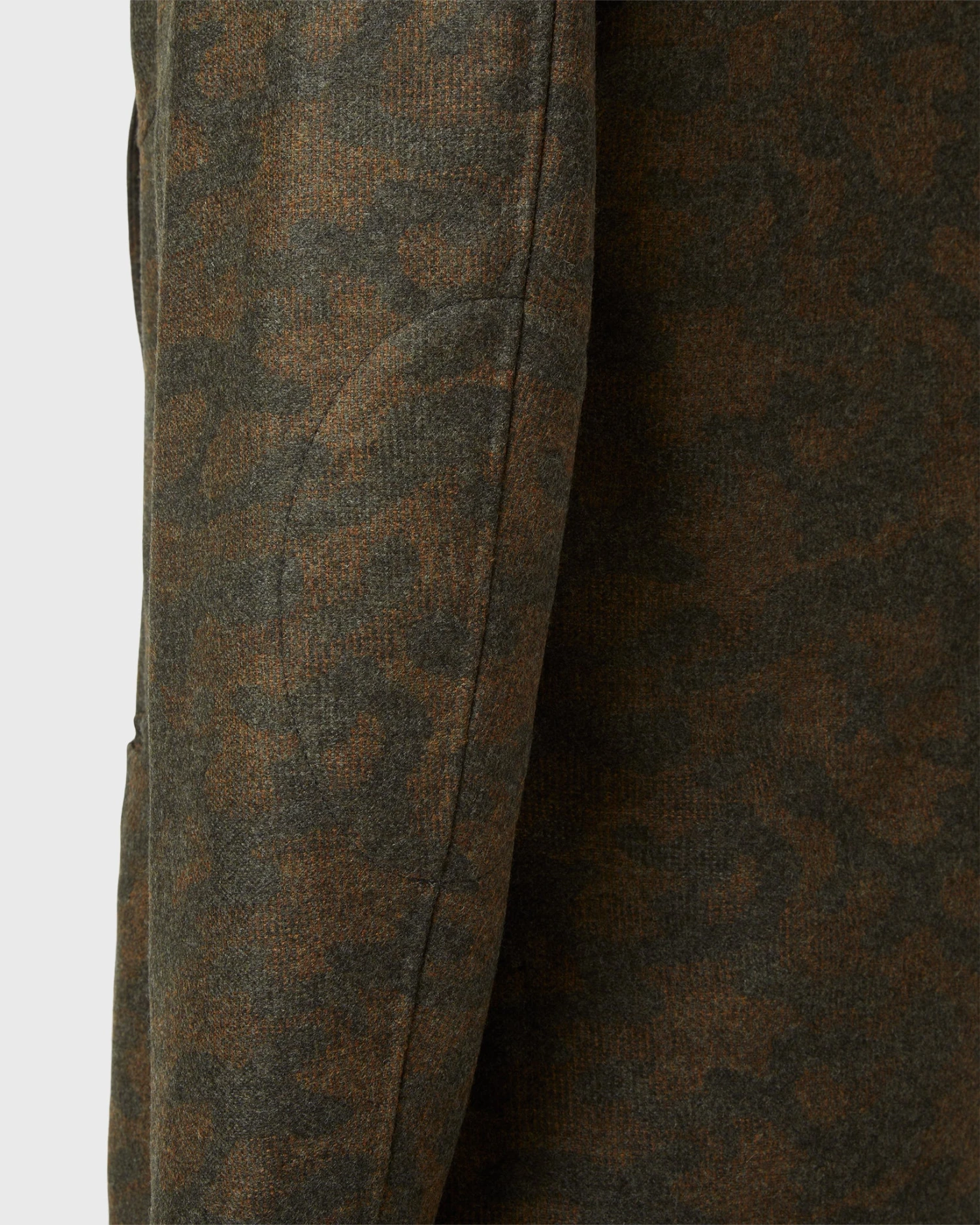 Butcher Jacket In Brown/Olive Camo Flannel 4 Butcher Jacket In Brown/Olive Camo Flannel - Image 4