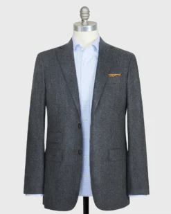 Kincaid No. 3 Jacket In Mid-Grey Flannel -fashion S63740 215