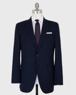 Kincaid No. 4 Suit In Navy Escorial Wool Plainweave