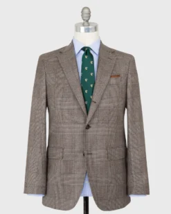 Virgil No. 2 Suit In Brown/Bone/Spruce Wool/Cashmere Flannel
