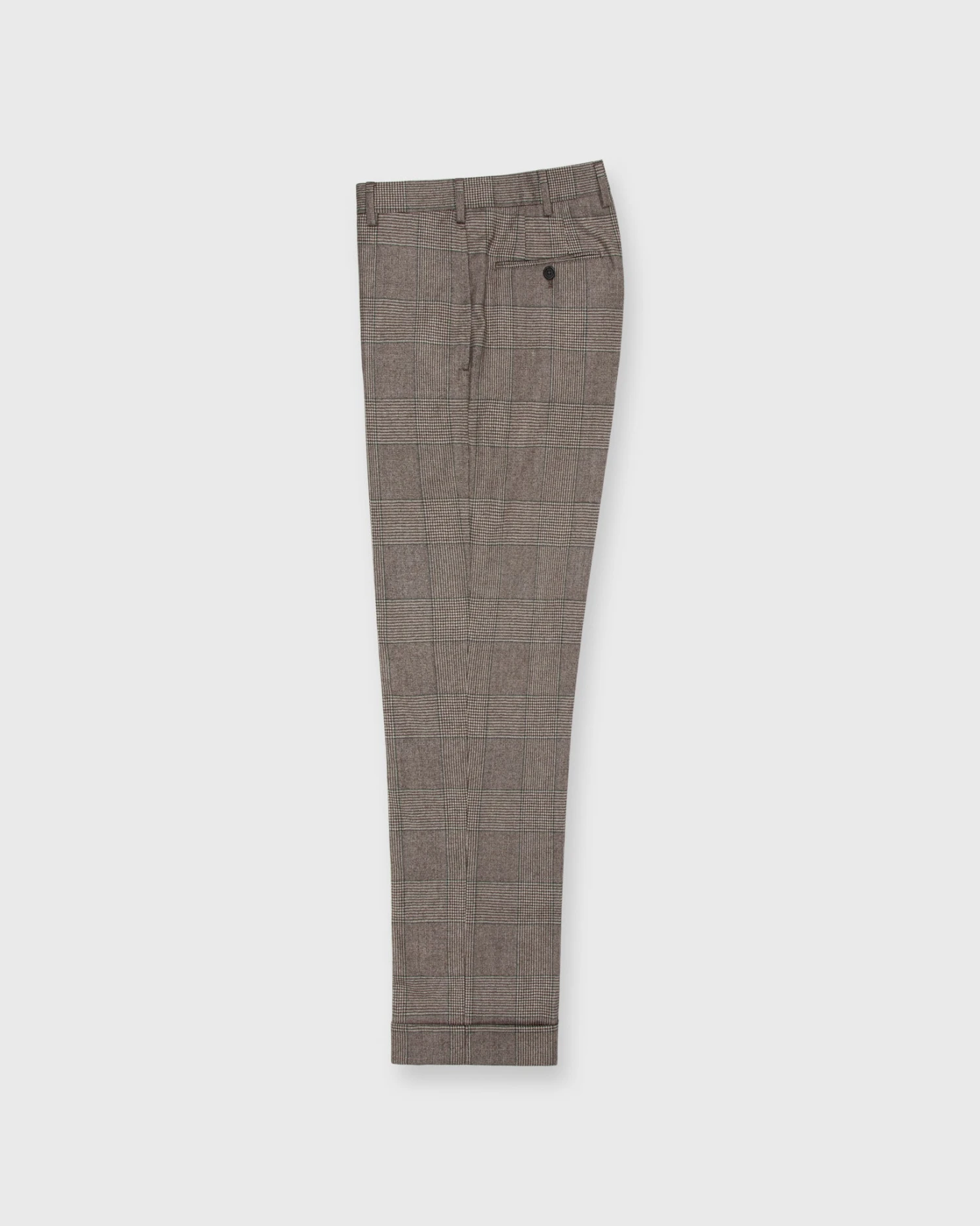 Virgil No. 2 Suit In Brown/Bone/Spruce Wool/Cashmere Flannel 4 Virgil No. 2 Suit In Brown/Bone/Spruce Wool/Cashmere Flannel - Image 4