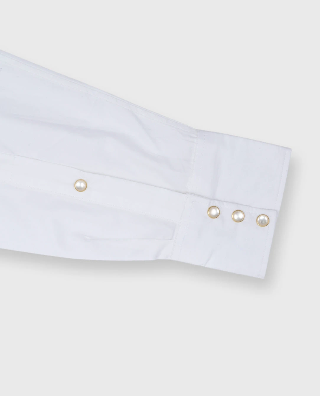 Western Work Shirt In White Poplin 5 Western Work Shirt In White Poplin - Image 5