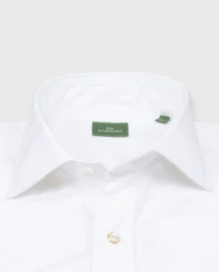 Western Work Shirt In White Poplin 8 Western Work Shirt In White Poplin -fashion S66436 3