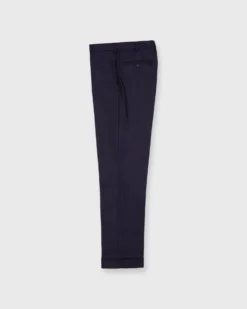 Dress Trouser In Navy Flannel
