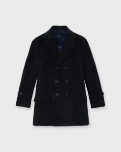 Peacoat In Navy Moleskin