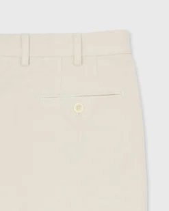 Garment-Dyed Sport Trouser In Cream Moleskin -fashion S68082 148