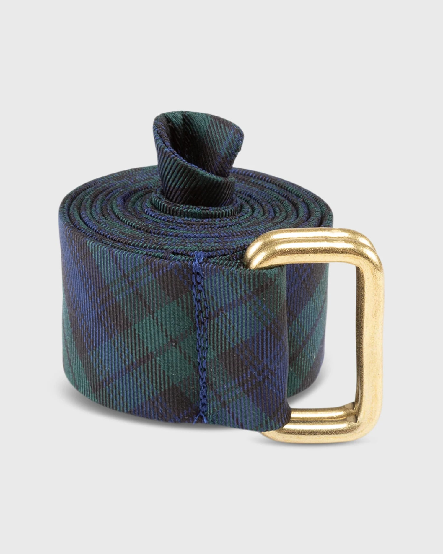 D-Ring Belt In Blackwatch Tartan 1 D-Ring Belt In Blackwatch Tartan