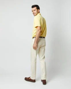 Short-Sleeved Polo In Canary Pima Pique -fashion S68634 52