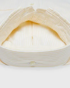 Button-Down Sport Shirt In Yellow University Stripe Oxford -fashion S68669 92