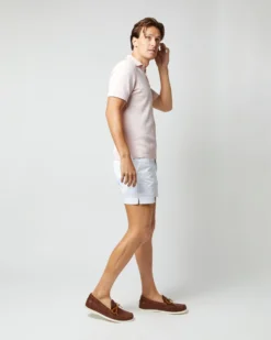 Rally Polo Sweater In Pale Pink Cotton -fashion S68700 2929