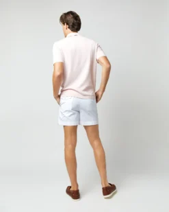 Rally Polo Sweater In Pale Pink Cotton -fashion S68700 2936