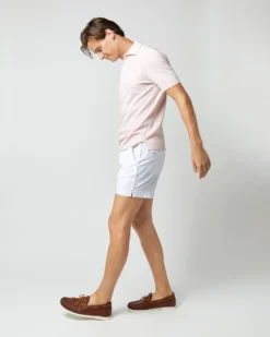 Rally Polo Sweater In Pale Pink Cotton -fashion S68700 2952