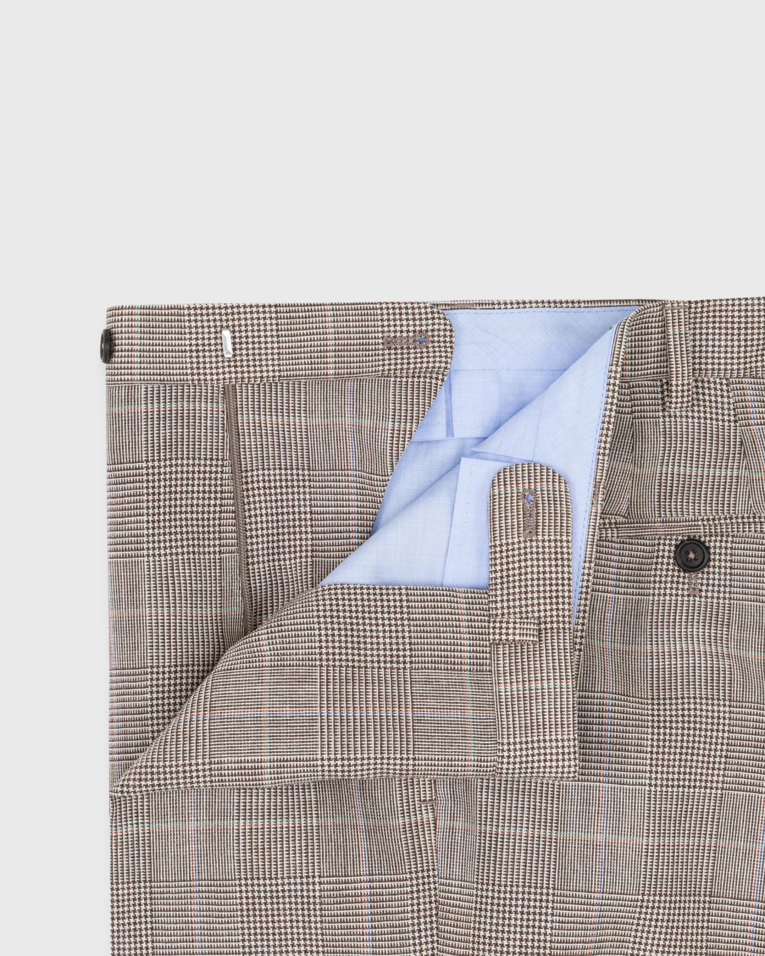 Virgil No. 3 Suit In Brown/Bone/Orange Plaid Prince Of Wales Hopsack 6 Virgil No. 3 Suit In Brown/Bone/Orange Plaid Prince Of Wales Hopsack - Image 6