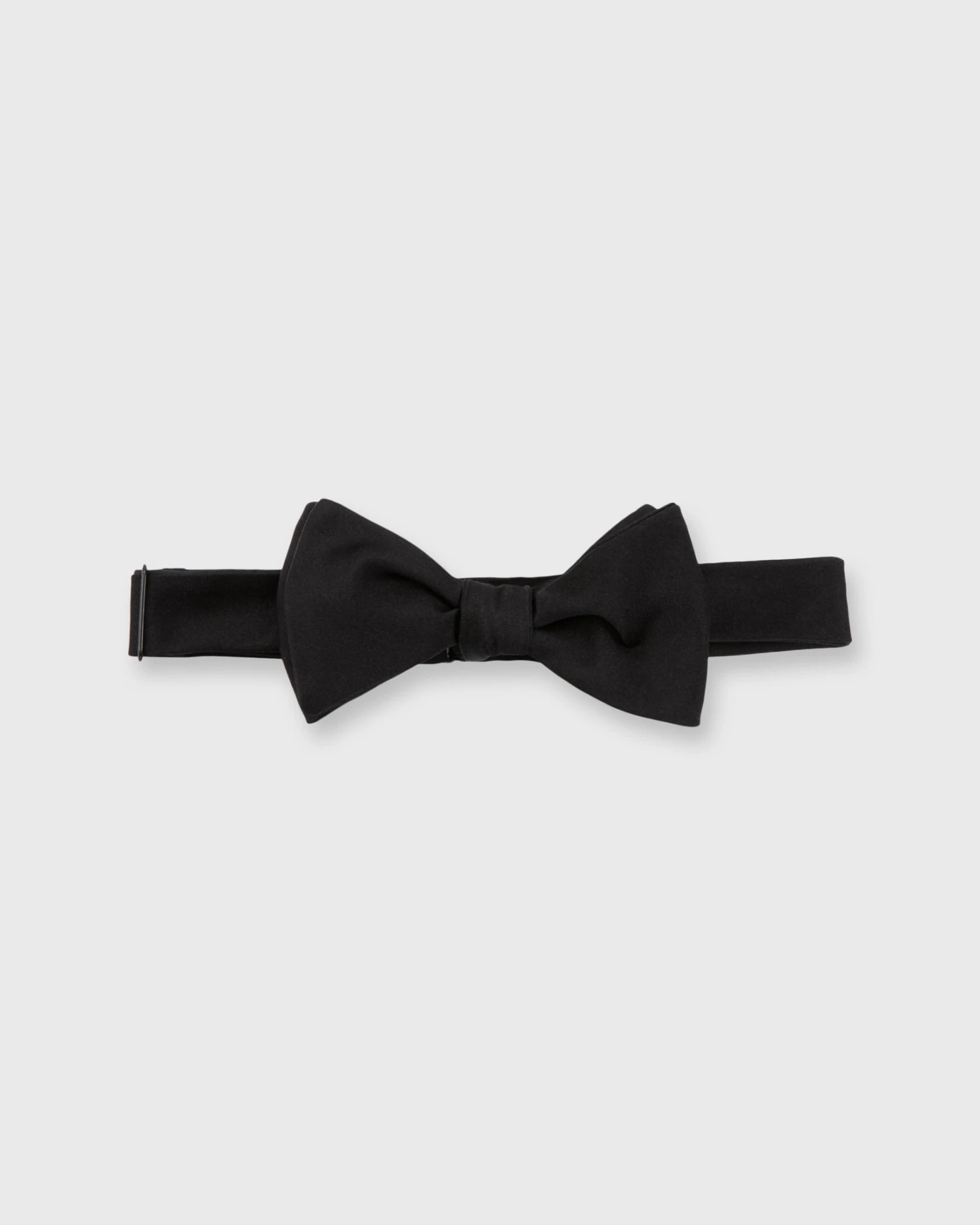 Formal Bow Tie In Black Silk Satin 1 Formal Bow Tie In Black Silk Satin