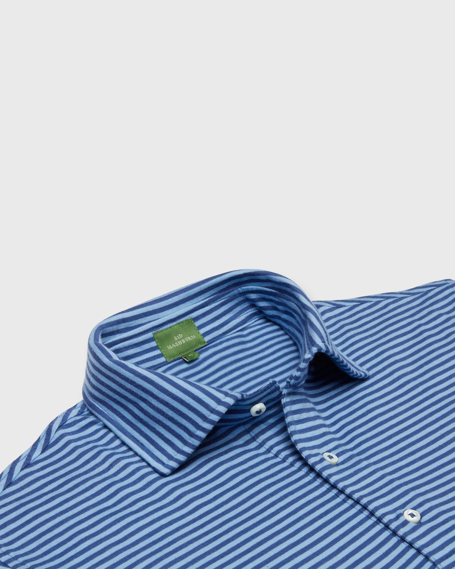 Short-Sleeved Polo In Ink/Coastal Stripe Jersey 2 Short-Sleeved Polo In Ink/Coastal Stripe Jersey - Image 2