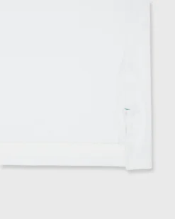 Short-Sleeved Polo In White Terry -fashion S70335 21