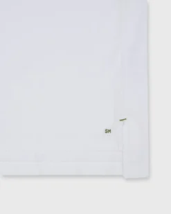 Slim-Fit Short-Sleeved Polo In White Jersey -fashion S70345 28