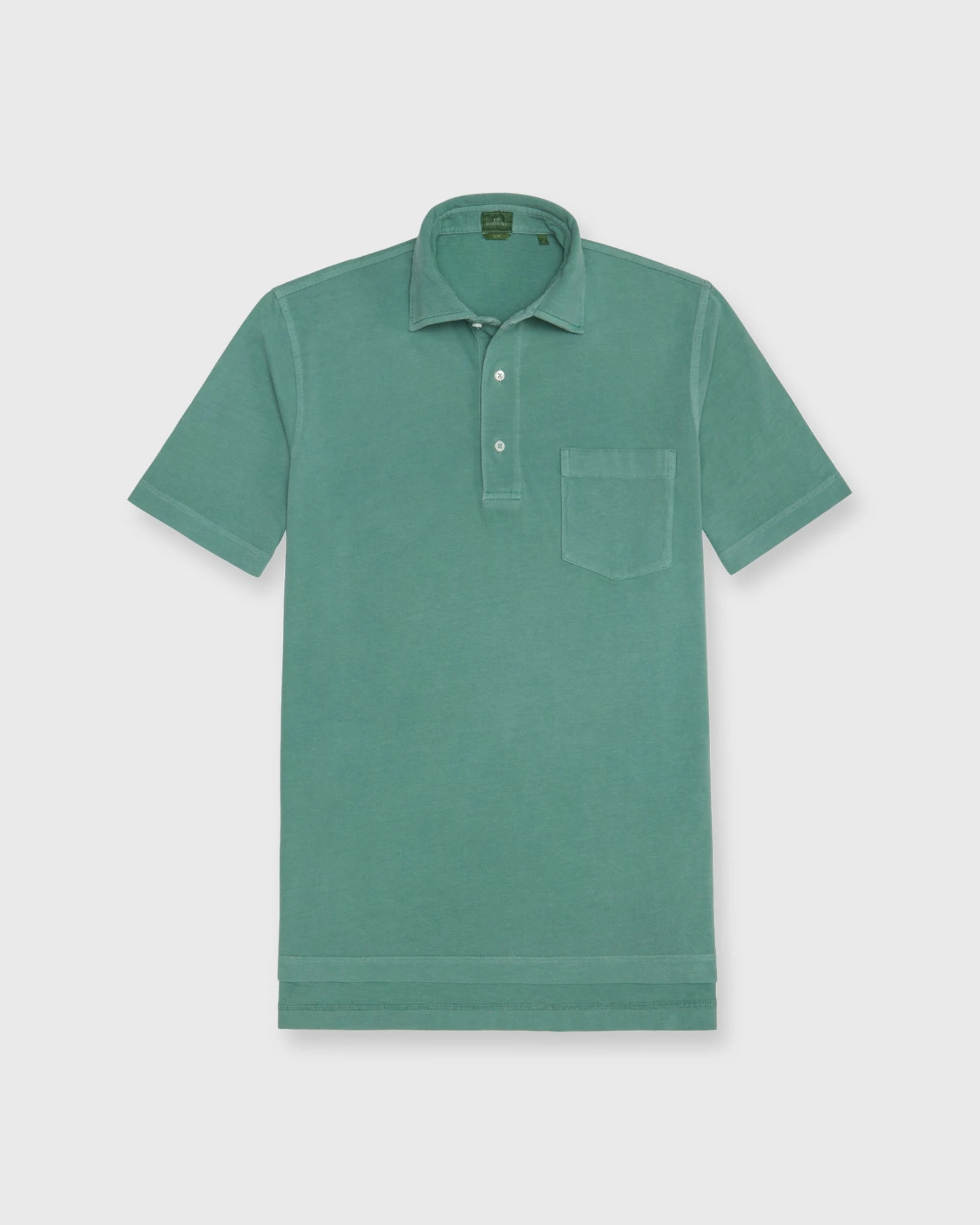 Slim-Fit Short-Sleeved Polo In Lovat Jersey 1 Slim-Fit Short-Sleeved Polo In Lovat Jersey