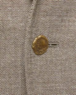 Ghost Blazer In Chocolate/Bone Wool Hopsack -fashion S70512 126