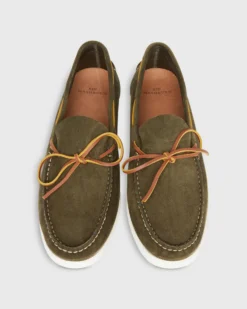 Camp Moccasin In Sage Suede