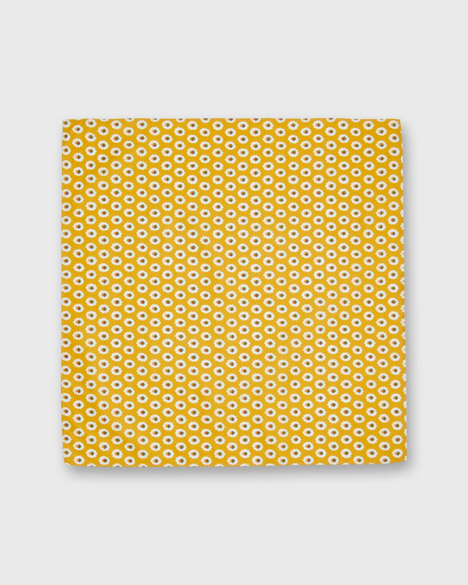 Bandana In Mustard/Green/Red 2 Bandana In Mustard/Green/Red - Image 2