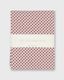 Bandana In Brick/White Dot