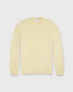 Crewneck Pullover Sweatshirt In Butter French Terry