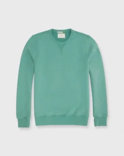 Crewneck Pullover Sweatshirt In Lovat French Terry