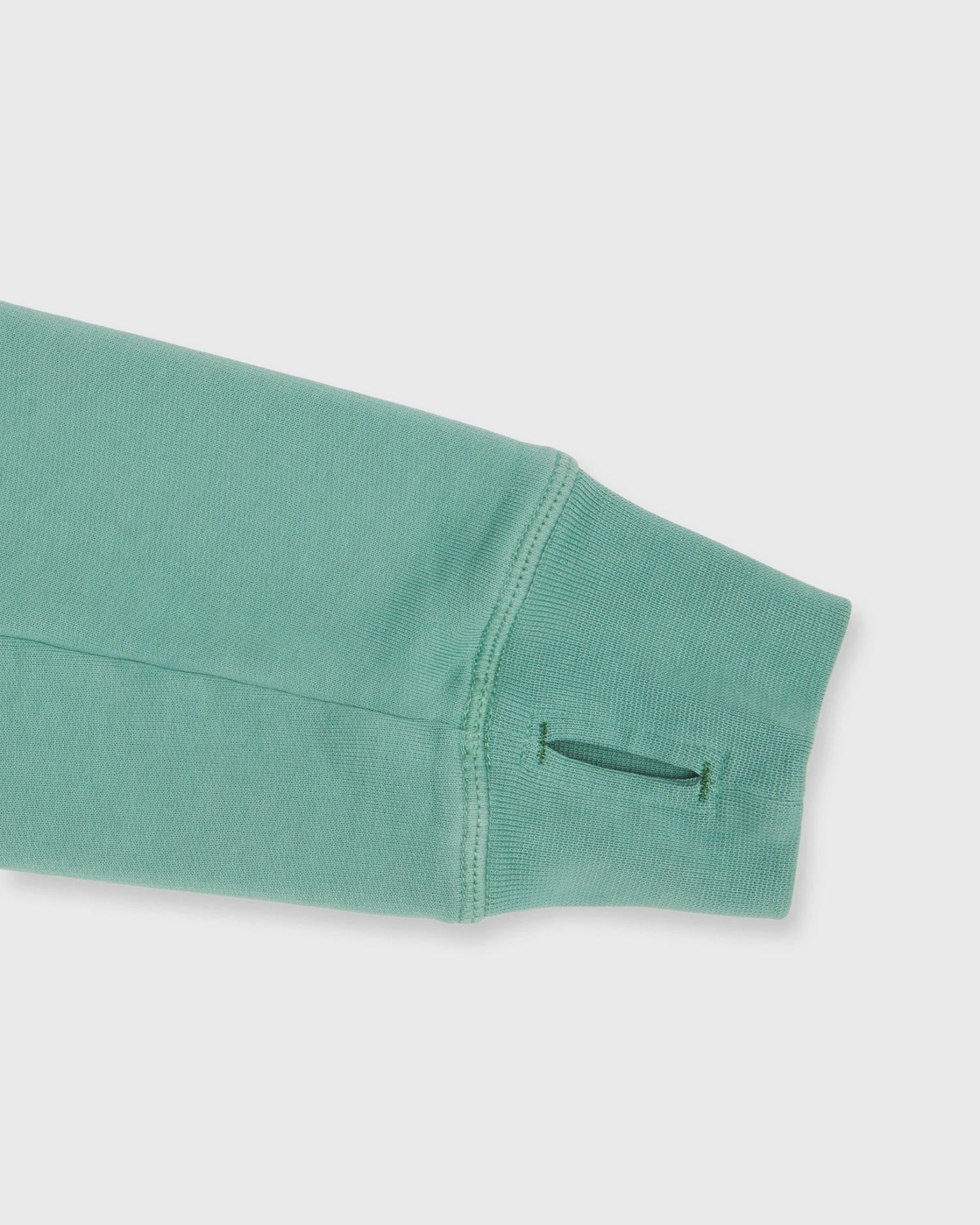 Crewneck Pullover Sweatshirt In Lovat French Terry 2 Crewneck Pullover Sweatshirt In Lovat French Terry - Image 2