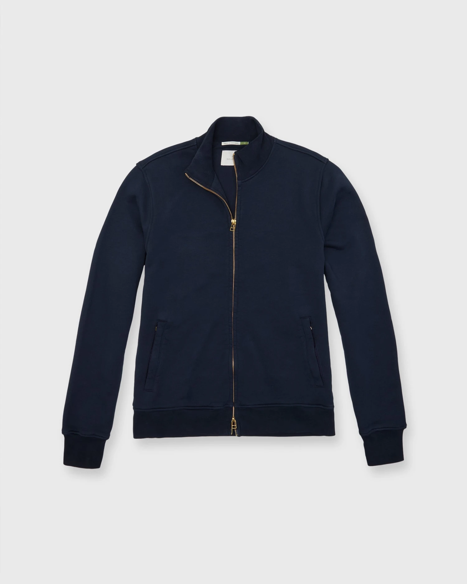 Track Jacket In Navy French Terry 1 Track Jacket In Navy French Terry