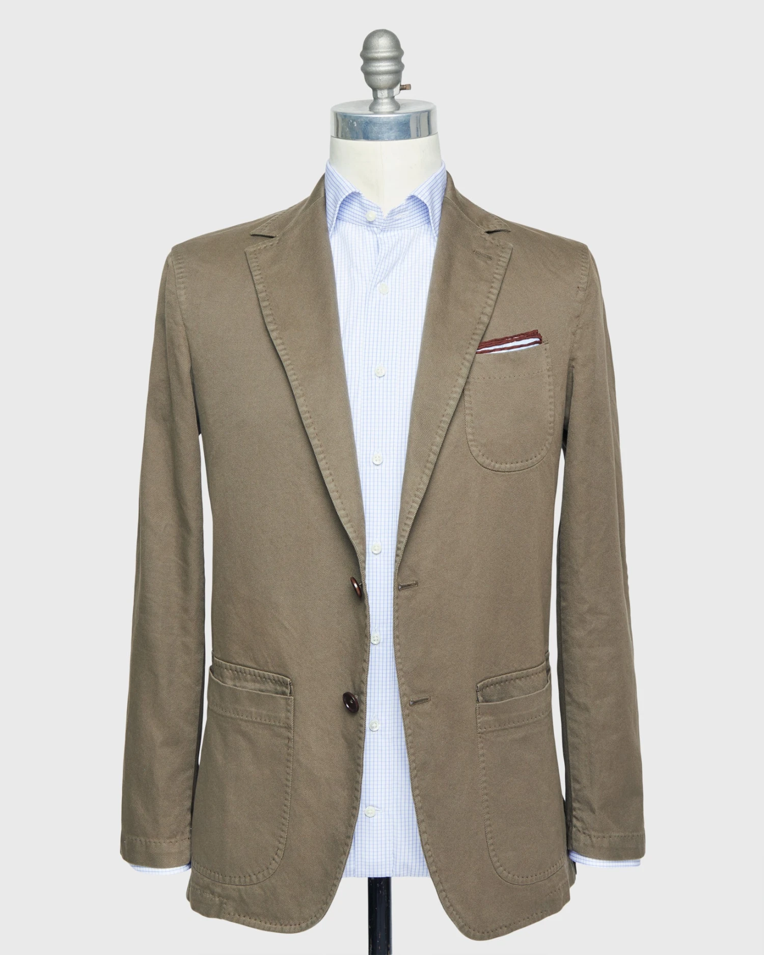 Butcher Jacket In Tobacco High Ridge Twill 4 Butcher Jacket In Tobacco High Ridge Twill - Image 4