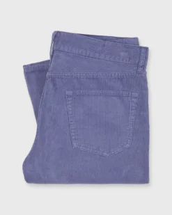 Slim Straight 5-Pocket Pant In Periwinkle Corduroy
