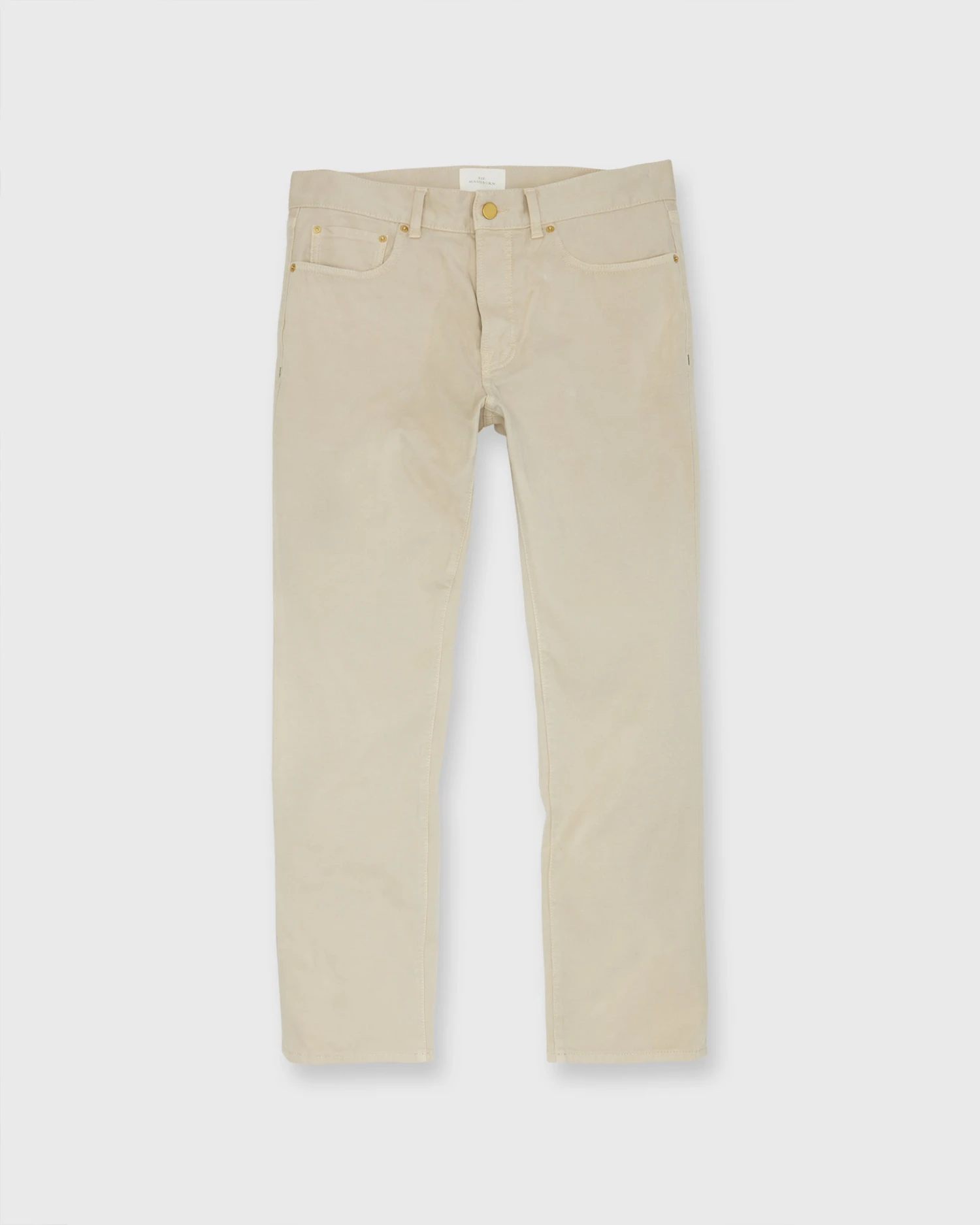 Slim Straight 5-Pocket Pant In Khaki Bedford Cord 2 Slim Straight 5-Pocket Pant In Khaki Bedford Cord - Image 2