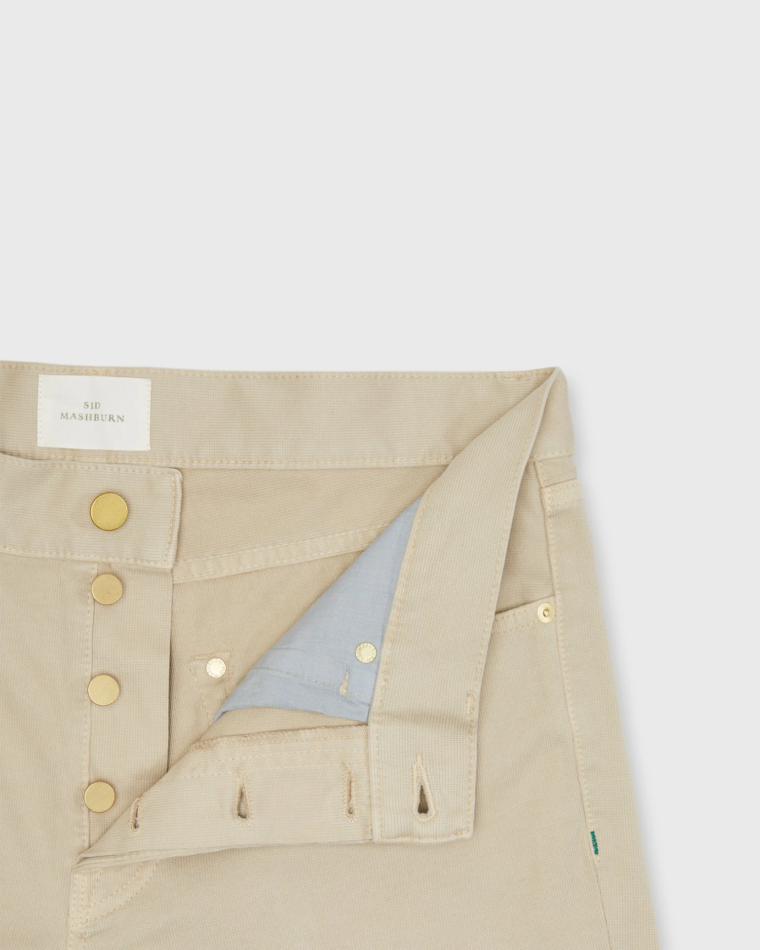 Slim Straight 5-Pocket Pant In Khaki Bedford Cord 3 Slim Straight 5-Pocket Pant In Khaki Bedford Cord - Image 3