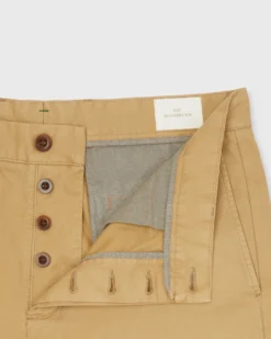 Garment-Dyed Field Pant In British Khaki Lightweight Twill -fashion S71018 248