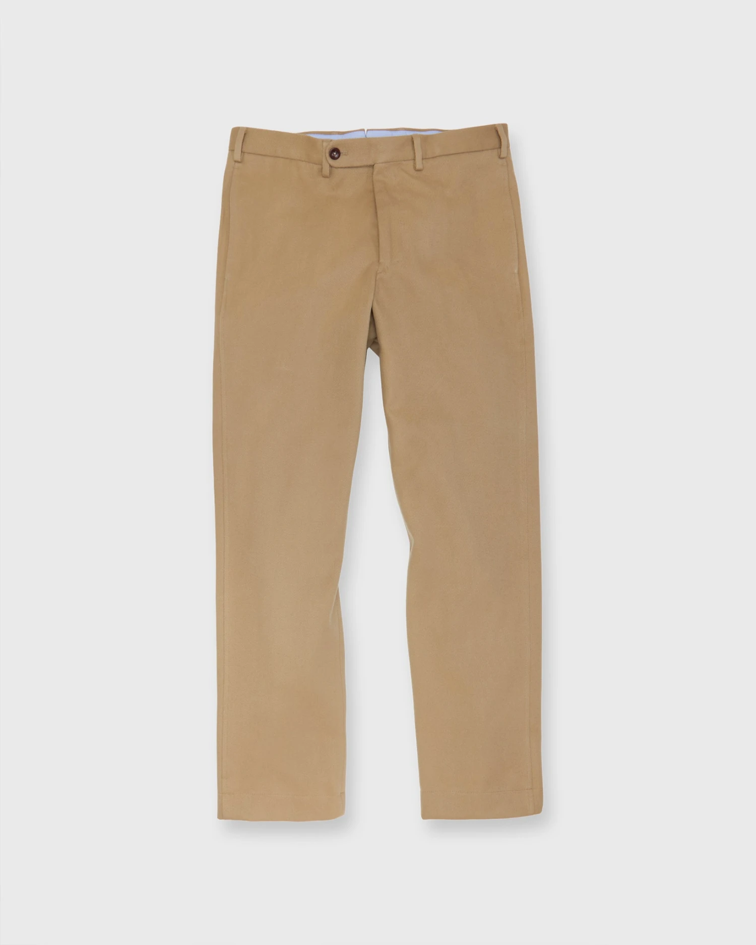Sport Trouser In British Khaki Cotton/Cashmere Twill 1 Sport Trouser In British Khaki Cotton/Cashmere Twill
