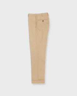 Dress Trouser In Khaki Midweight Twill