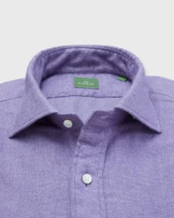 Work Shirt In Lavender Oxford Flannel -fashion S71738 165