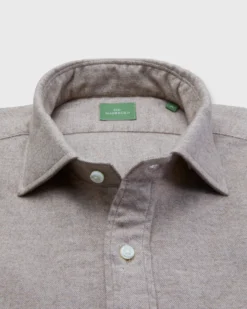 Work Shirt In Oat Oxford Flannel 5 Work Shirt In Oat Oxford Flannel -fashion S71739 137