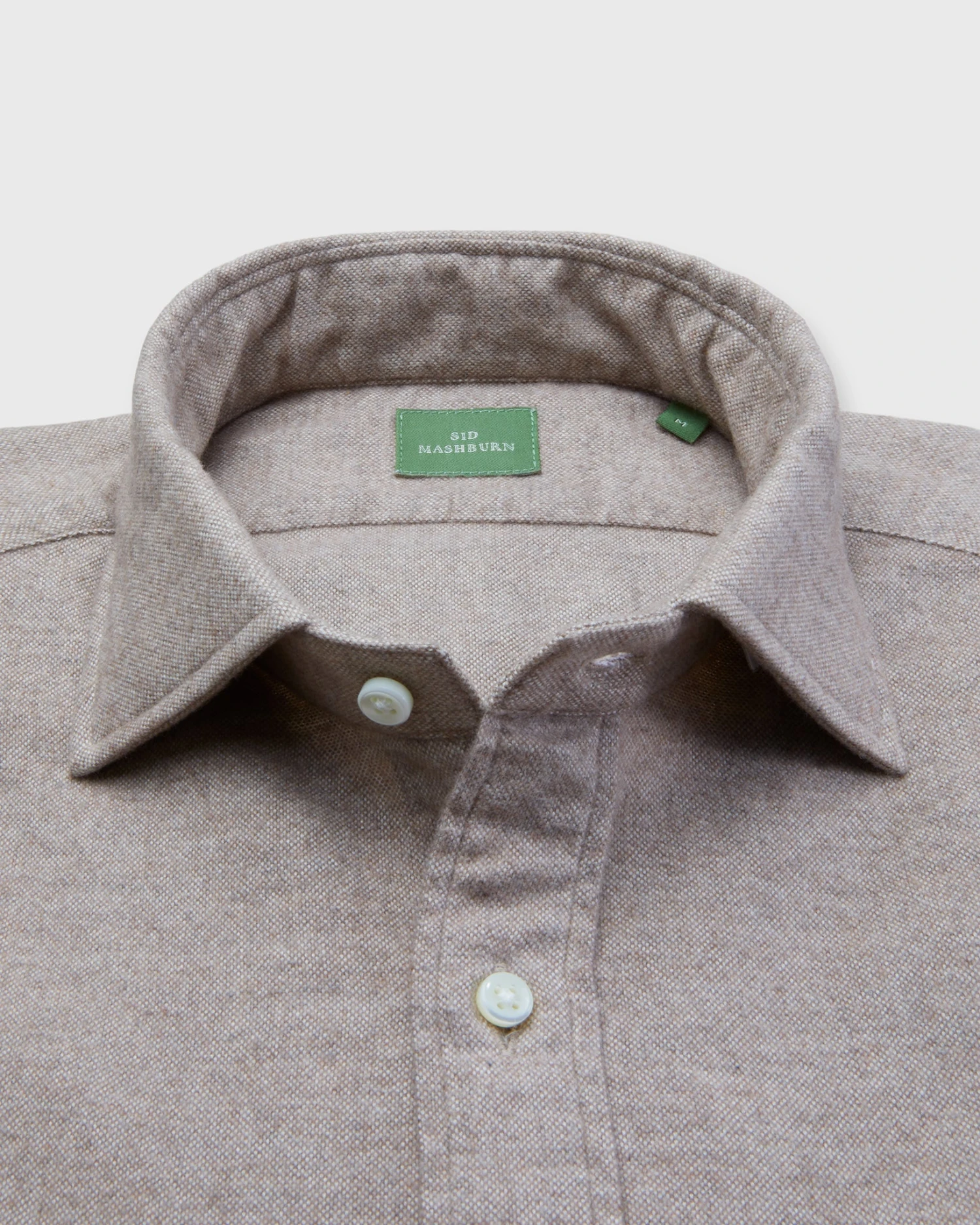 Work Shirt In Oat Oxford Flannel 3 Work Shirt In Oat Oxford Flannel - Image 3