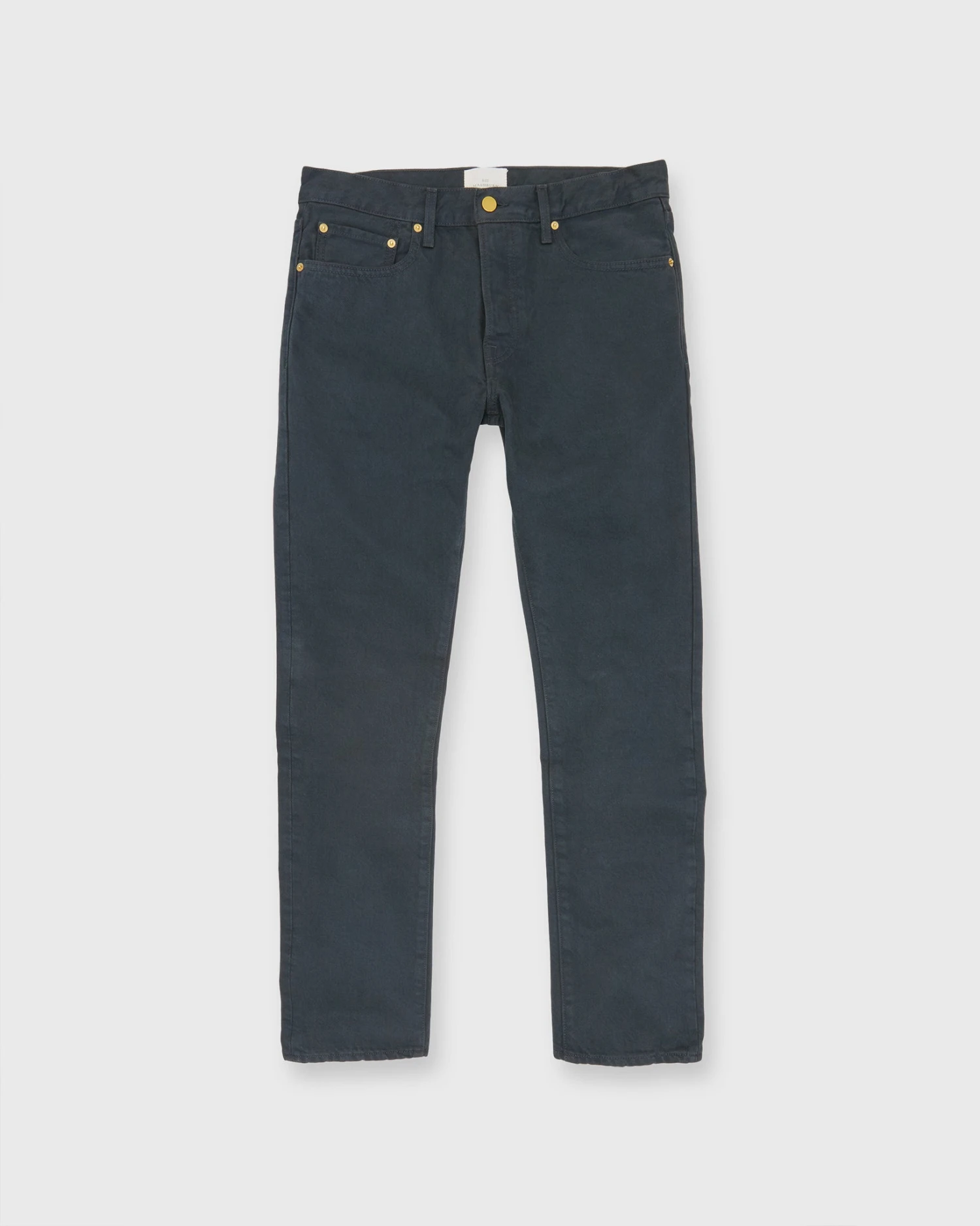 Slim Straight Jean In Coal Garment-Dyed Denim 2 Slim Straight Jean In Coal Garment-Dyed Denim - Image 2