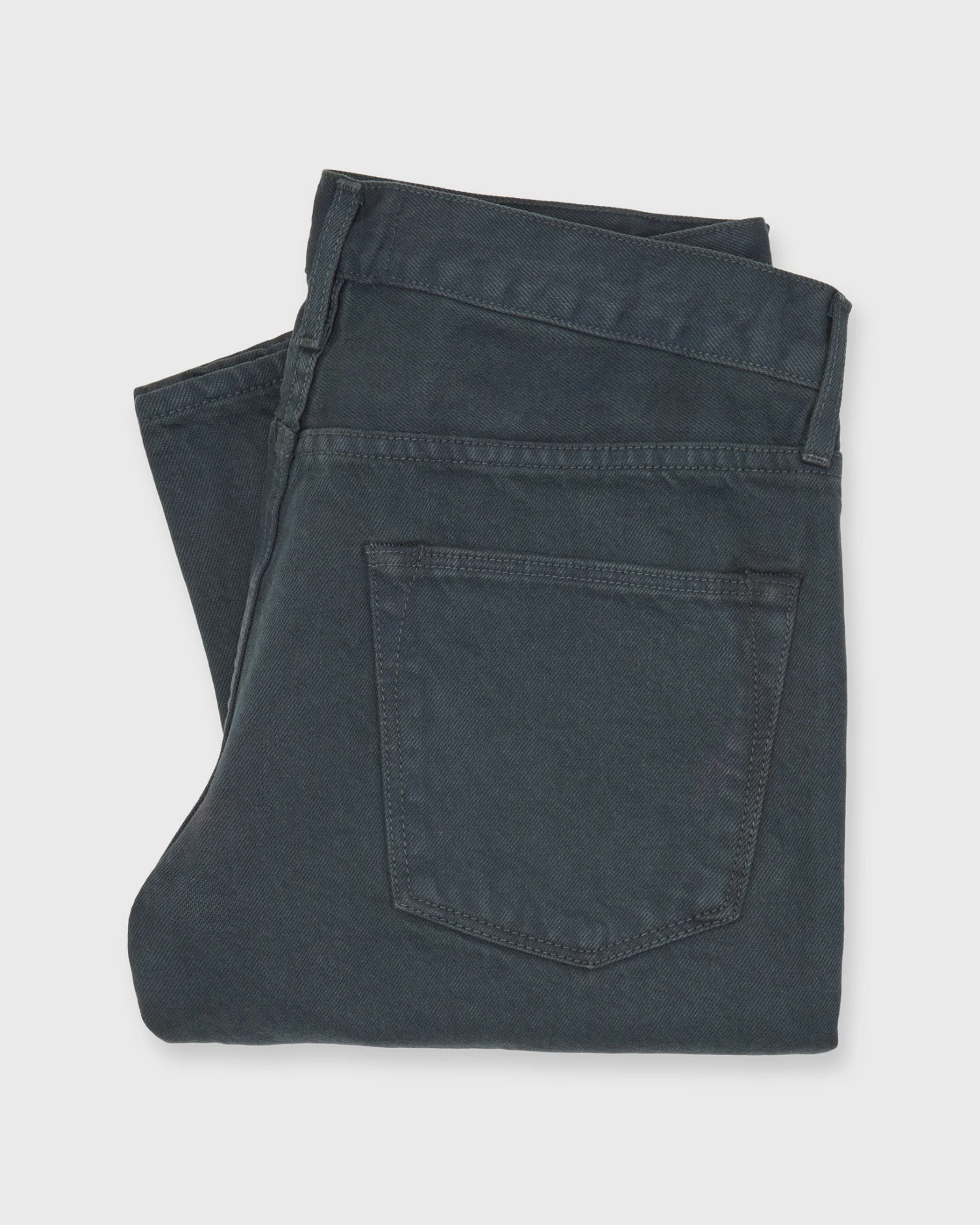 Slim Straight Jean In Coal Garment-Dyed Denim 1 Slim Straight Jean In Coal Garment-Dyed Denim