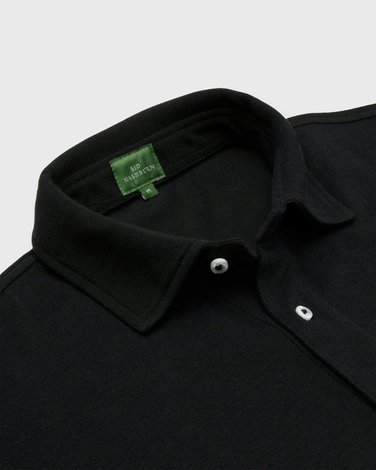 Short-Sleeved Polo In Olive Dark Oxford Pique 2 Short-Sleeved Polo In Olive Dark Oxford Pique - Image 2